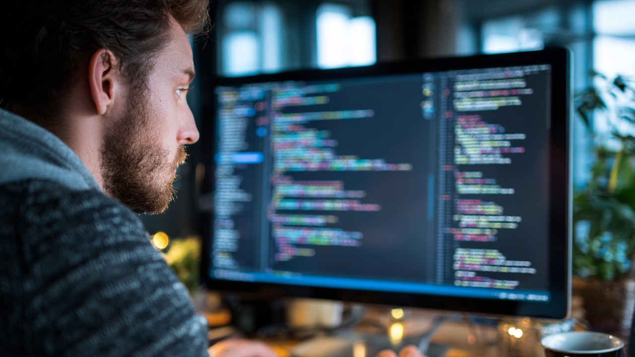 Yakın çekim bilgisayar ekranında WordPress tema dosyaları ve kod editörü, CSS ve JavaScript dosyaları açık, odaklanmış geliştirici.